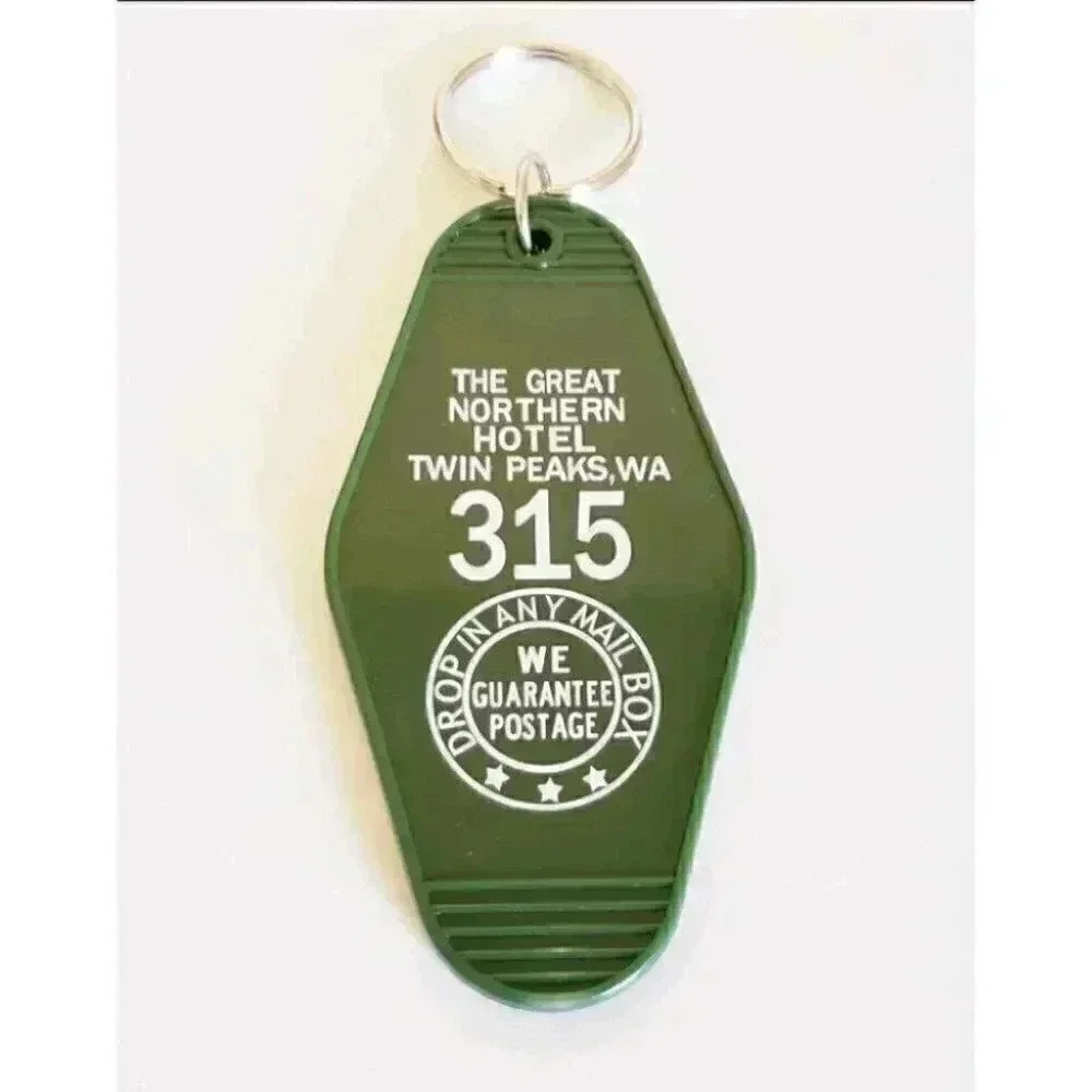 Tv Show Twin Peaks Hotel Keychain